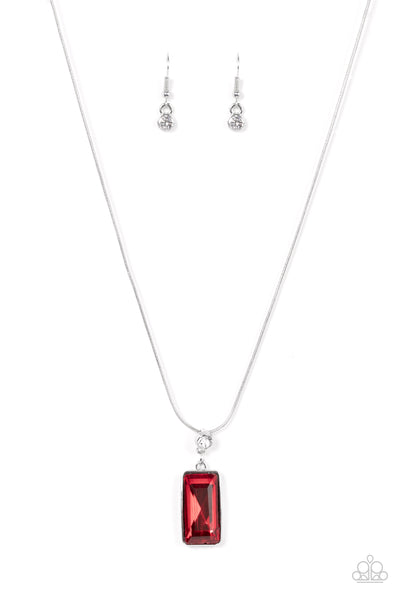 Cosmic Curator - Red Paparazzi Necklace