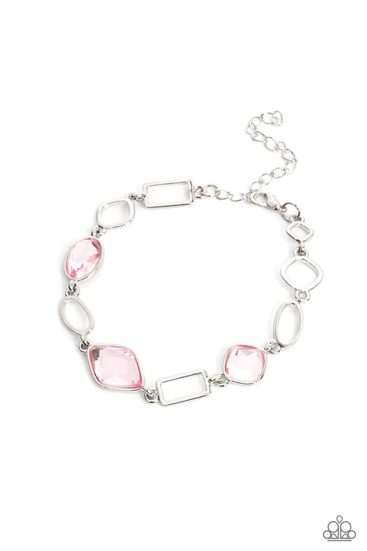 Dazzle for Days - Pink Paparazzi Bracelet