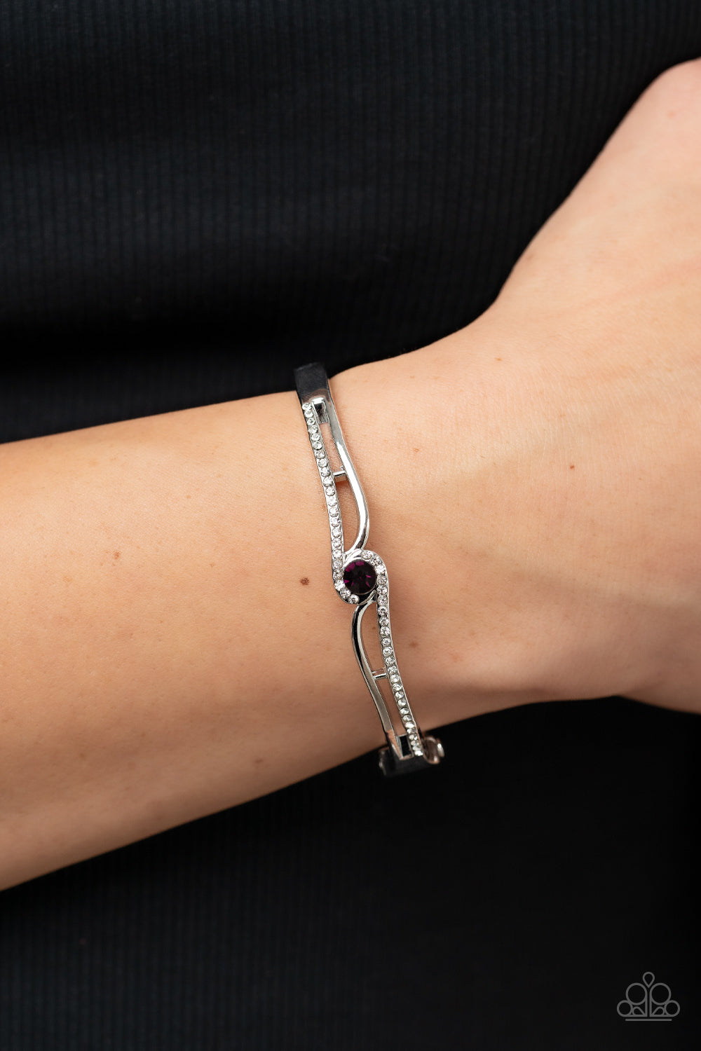 Top-Shelf Shimmer - Purple Paparazzi Bracelet