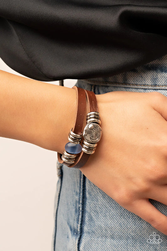 All Willy-Nilly Blue Paparazzi Urban Bracelet