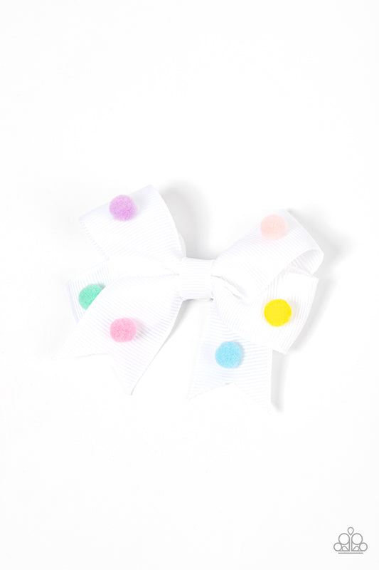 Pom Poms Promenade - Multi Paparazzi Hair Bows