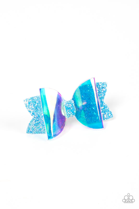 Futuristic Favorite - Blue Paparazzi Hair Bow