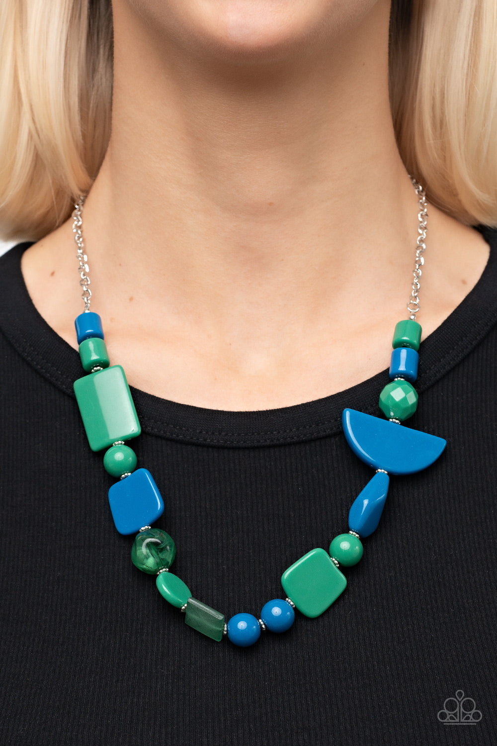 Tranquil Trendsetter - Green Paparazzi Necklace