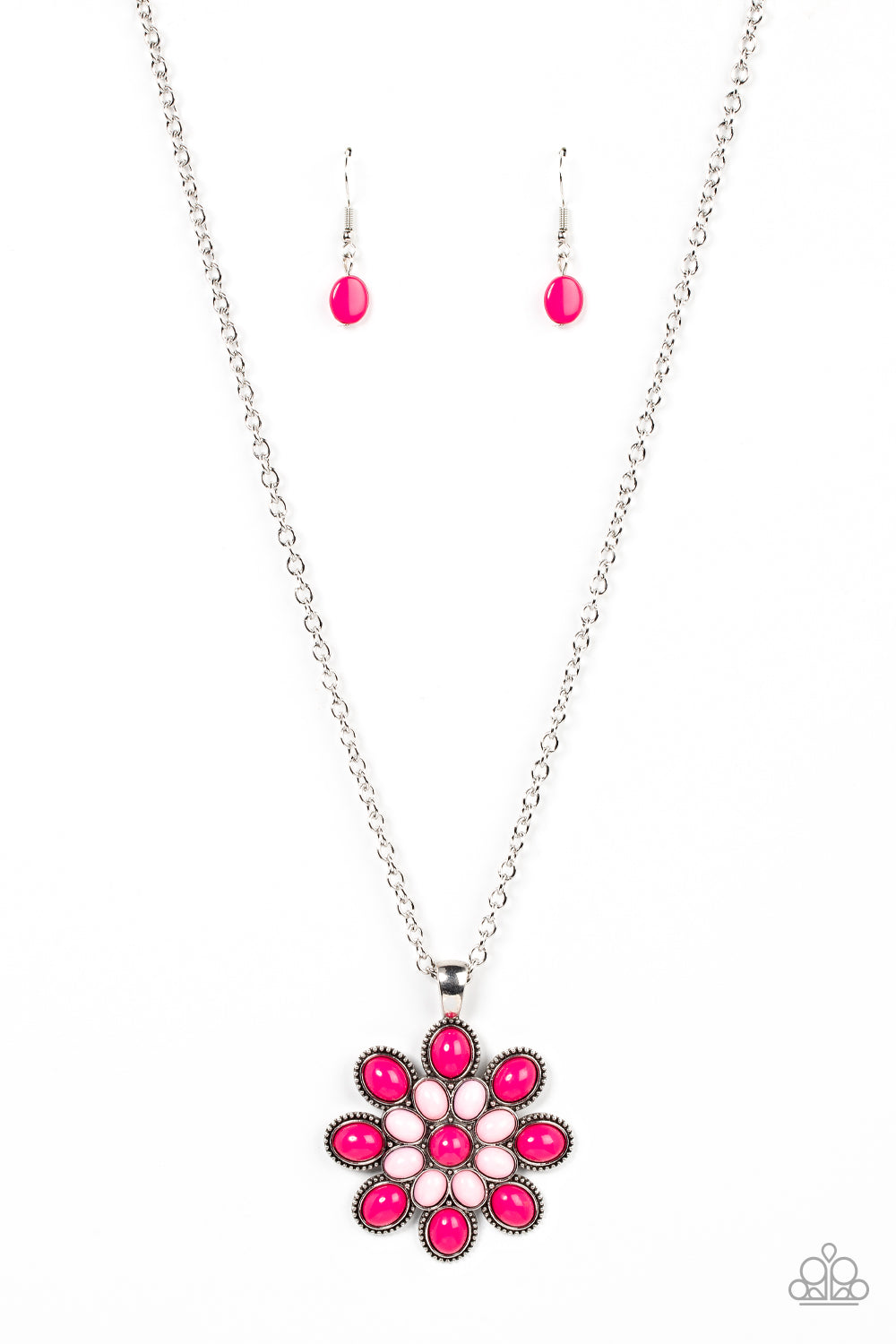 In the MEADOW of Nowhere - Pink Paparazzi Necklace