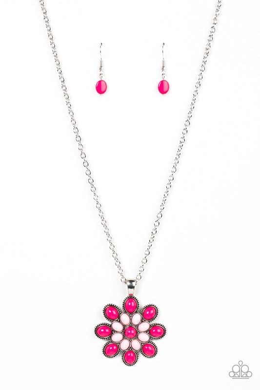 In the MEADOW of Nowhere - Pink Paparazzi Necklace