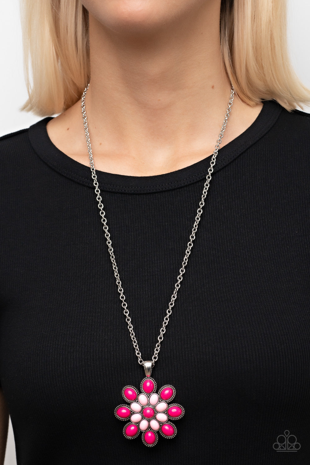 In the MEADOW of Nowhere - Pink Paparazzi Necklace