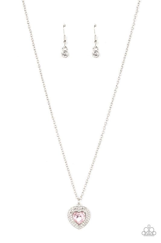 Taken with Twinkle - Pink Paparazzi Necklace