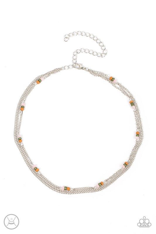 Bountifully Beaded - Multi Paparazzi Choker Necklace
