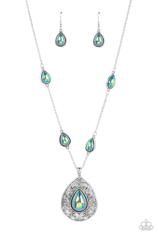 Magical Masquerade - Green Paparazzi Necklace