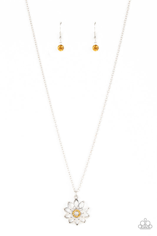 Farmstead Fairytale - Yellow Paparazzi Necklace