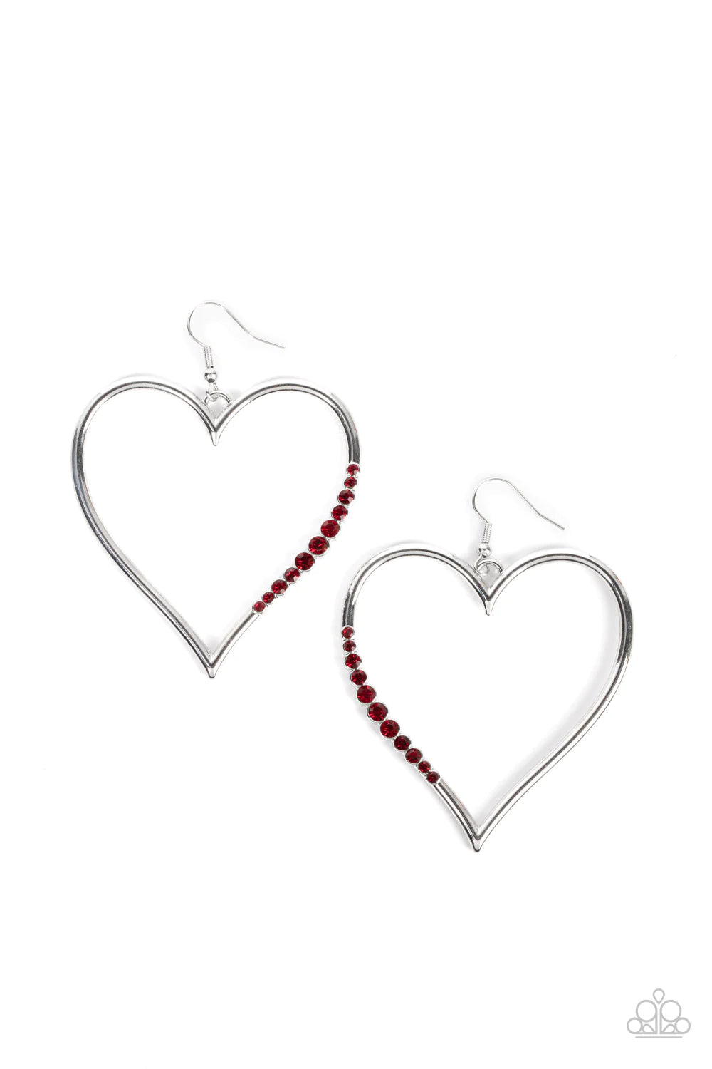Bewitched Kiss Red Paparazzi Earrings