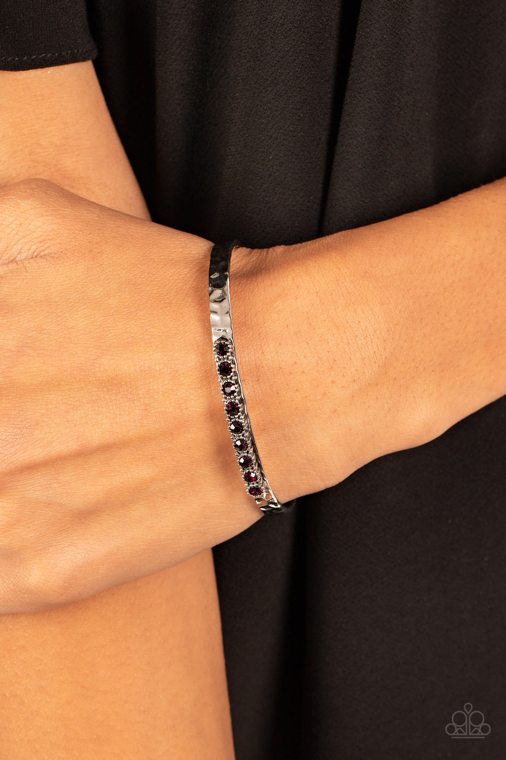 Gives Me the SHIMMERS - Purple Paparazzi Bracelet