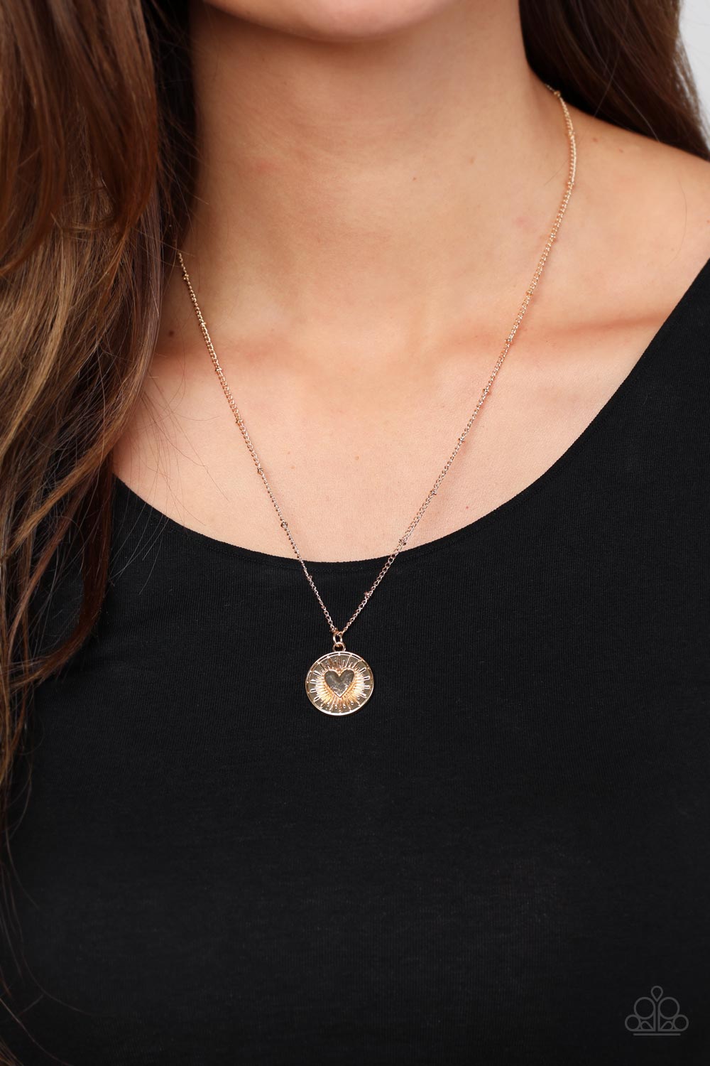 Lovestruck Shimmer - Gold Paparazzi Necklace