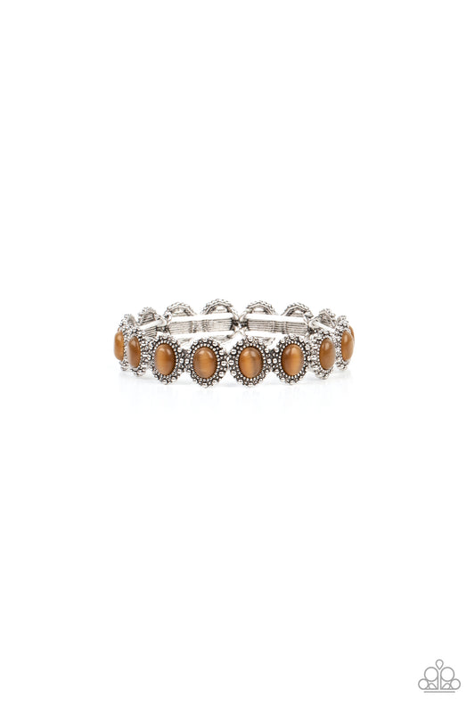 Sweet Oblivion - Brown Paparazzi Bracelet