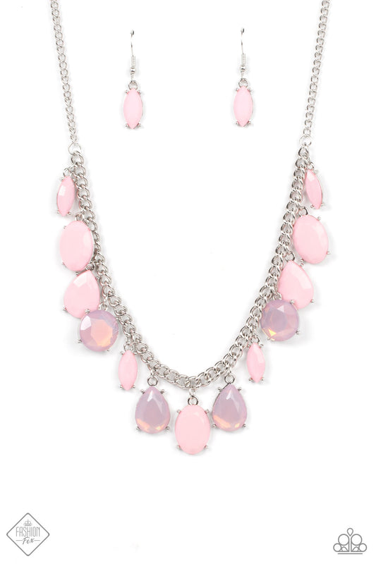 Fairytale Fortuity - Pink Paparazzi Exclusive Fashion Fix Necklace