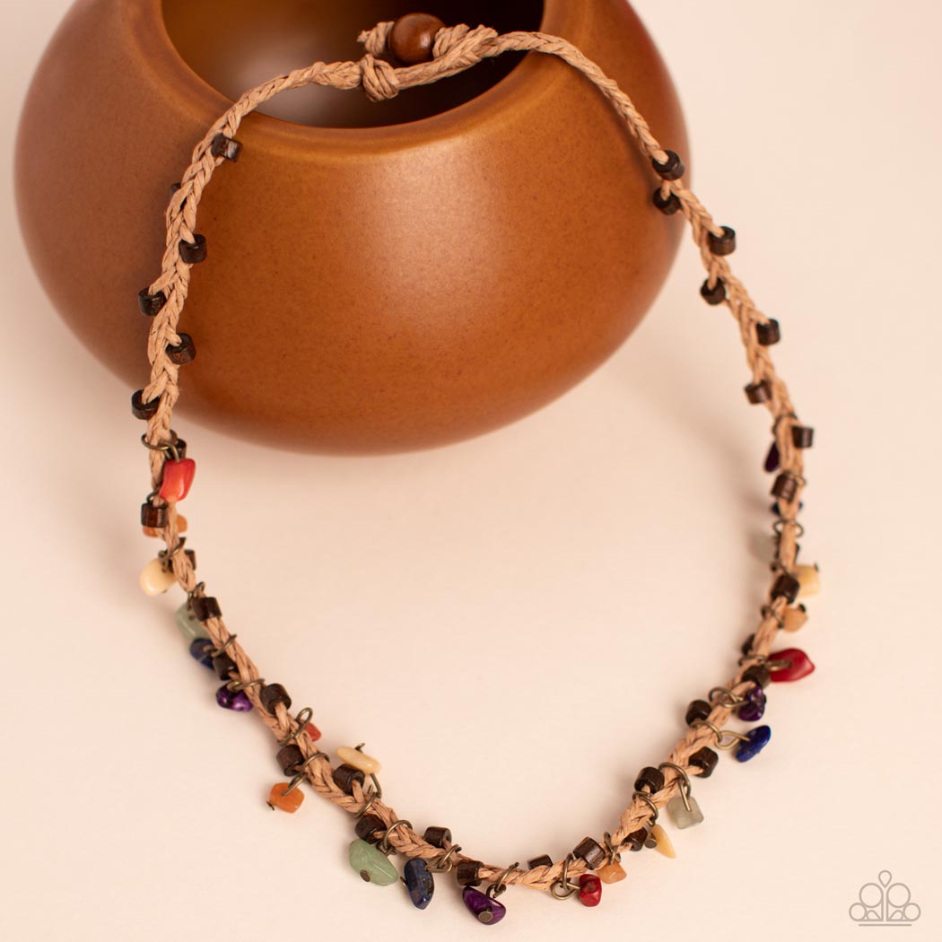 Canyon Voyage - Multi Urban Paparazzi Necklace