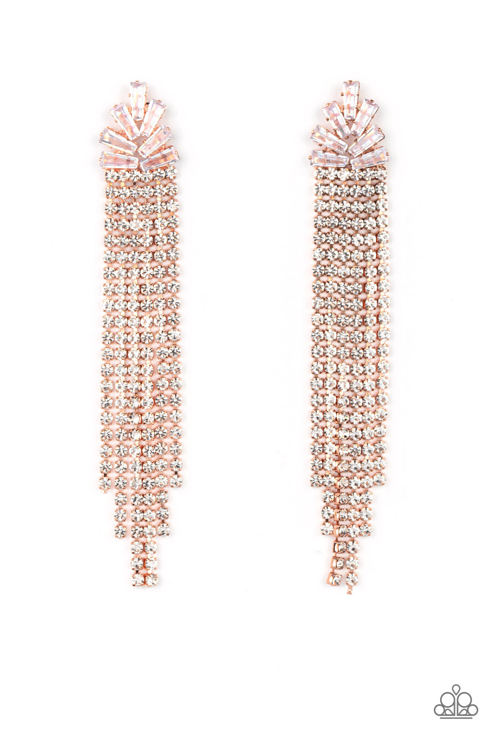 Overnight Sensation Copper Paparazzi Earrings