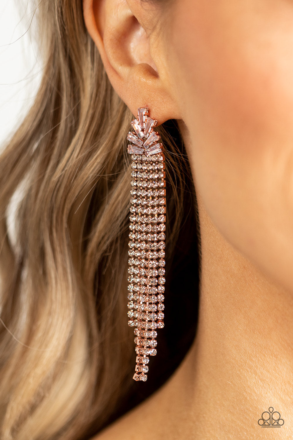 Overnight Sensation Copper Paparazzi Earrings