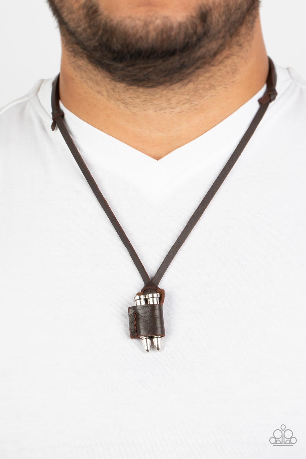 On the Lookout - Brown Paparazzi Urban Necklace