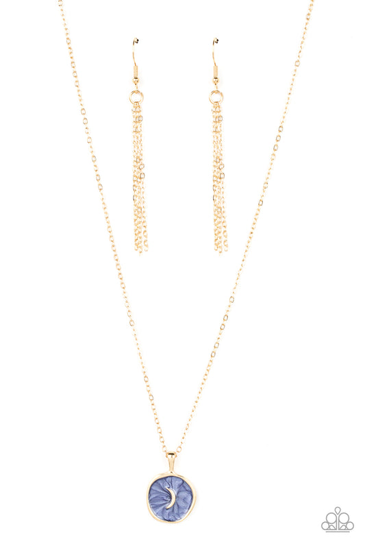 Moon Magic - Blue Paparazzi Necklace