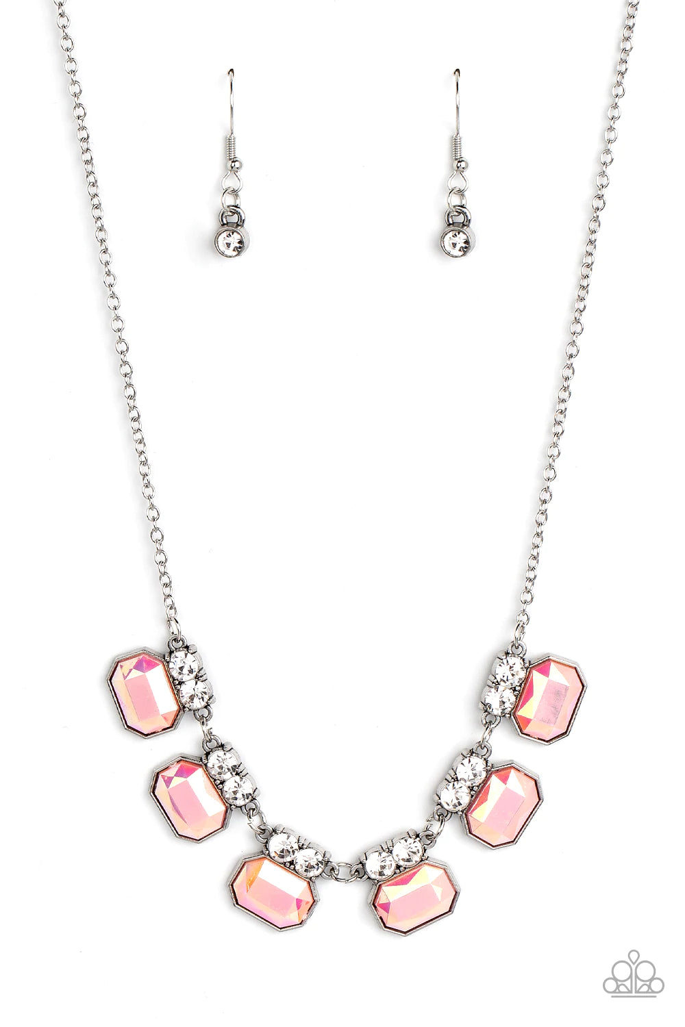 Interstellar Inspiration Pink Paparazzi Necklace