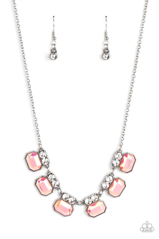 Interstellar Inspiration Pink Paparazzi Necklace