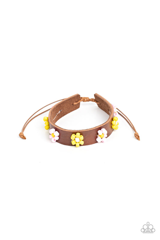 Flowery Frontier - Pink Paparazzi Urban Bracelet