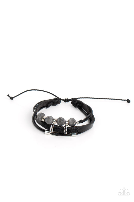 Amplified Aloha - Silver Paparazzi Urban Bracelet