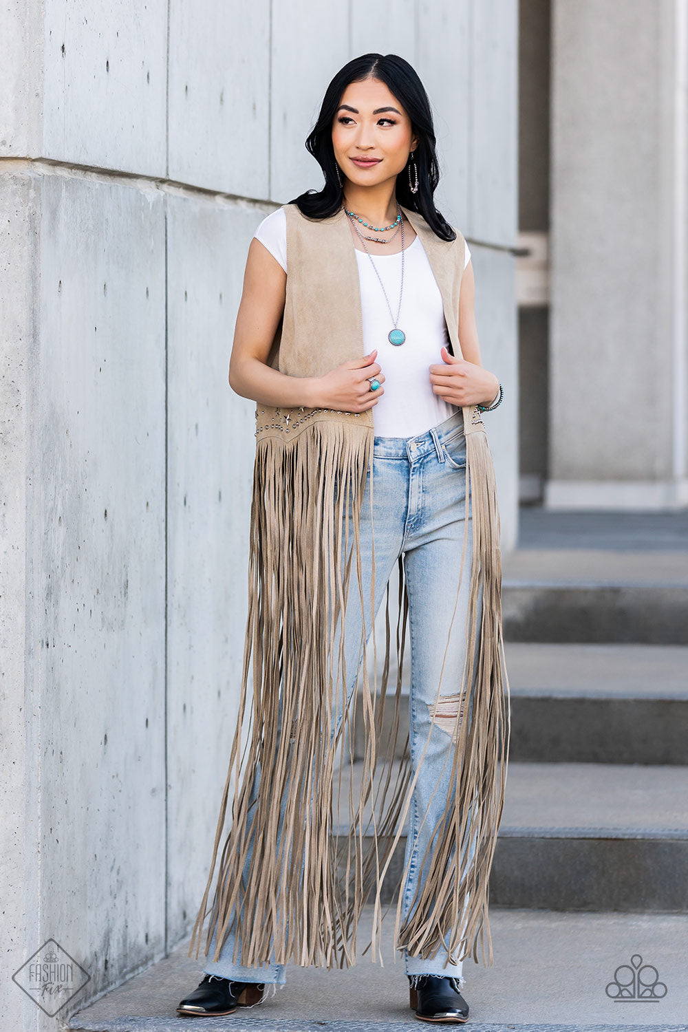 Sahara Symphony - Blue Paparazzi Fashion Fix Necklace