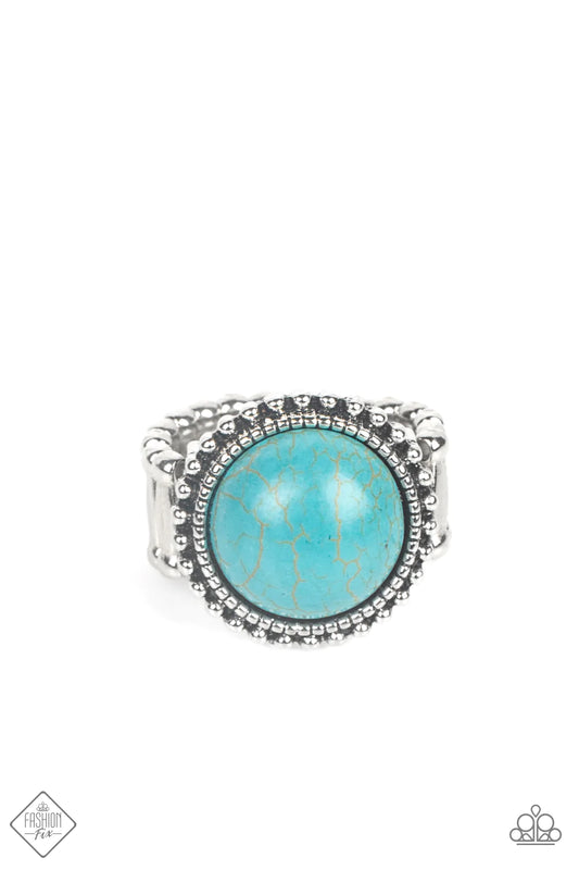 Mesa Mecca Blue Paparazzi Exclusive Fashion Fix Ring