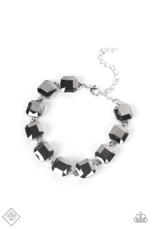Mind-Blowing Bling - Silver Paparazzi Fashion Fix Bracelet