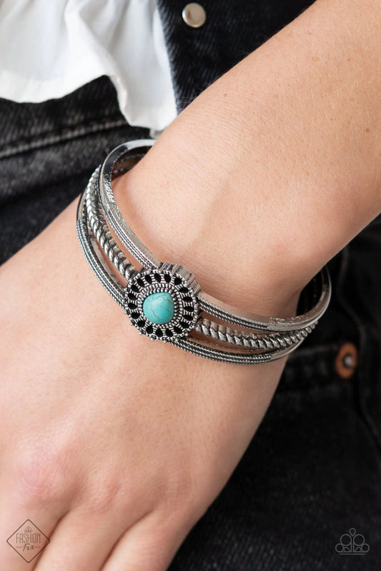 Elemental Escape Blue Paparazzi Fashion Fix Bracelet