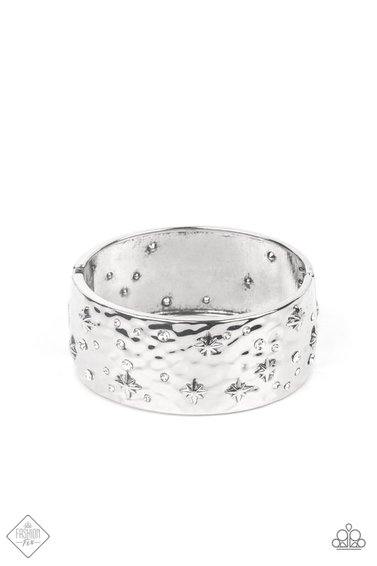 Across the Constellations - White Paparazzi Bracelet