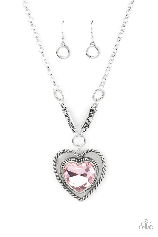 Heart Full of Fabulous Pink Paparazzi Necklace