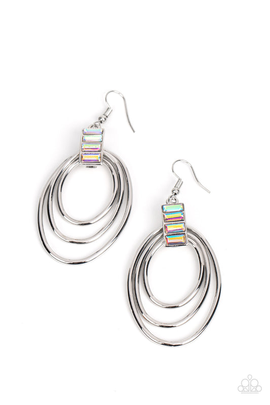 Intergalactic Glamour - Multi Paparazzi Earrings