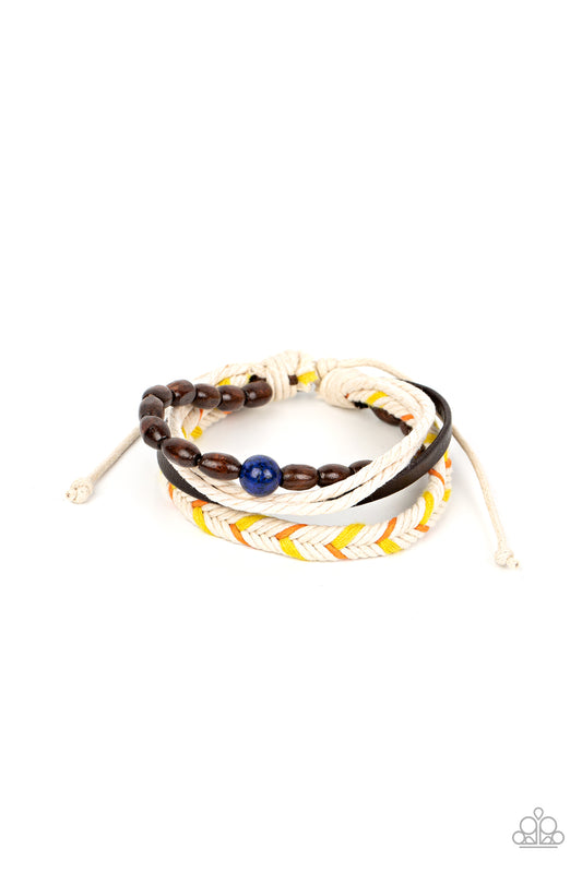 Hipster Hideaway - Blue Paparazzi Urban Bracelet