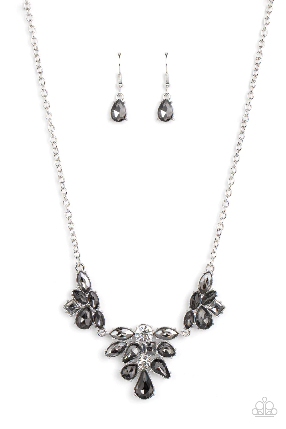 Completely Captivated Silver Paparazzi Necklace