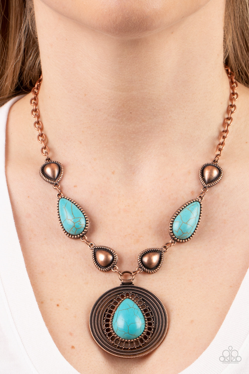 Saguaro Soul Trek - Copper Paparazzi Necklace