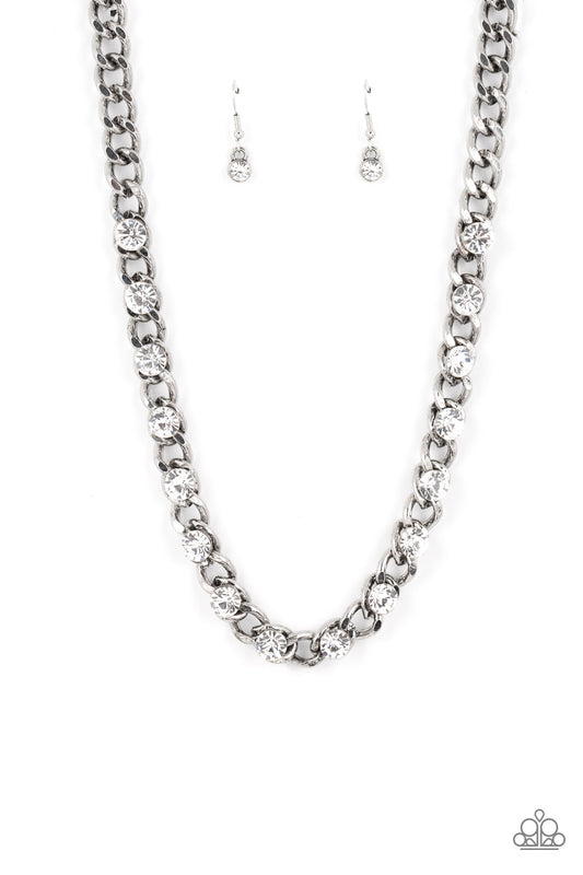 Major Moxie - White Paparazzi Necklace