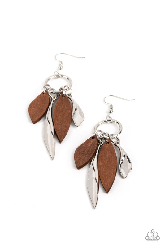 Primal Palette - Brown Paparazzi Earrings