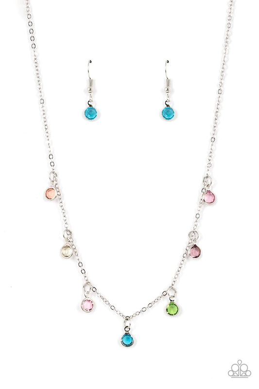 Carefree Charmer Multi Paparazzi Choker Necklace