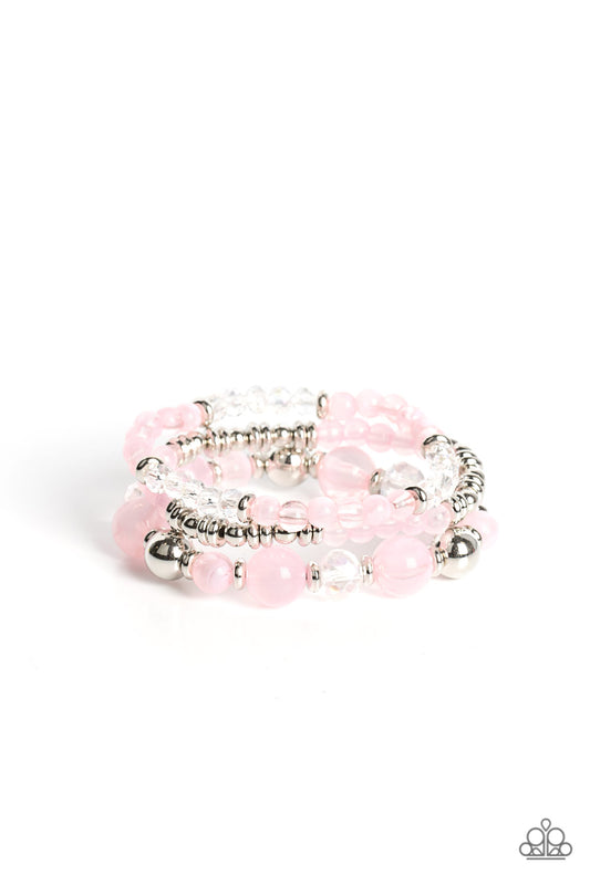 Shoreside Stroll - Pink Paparazzi Bracelet