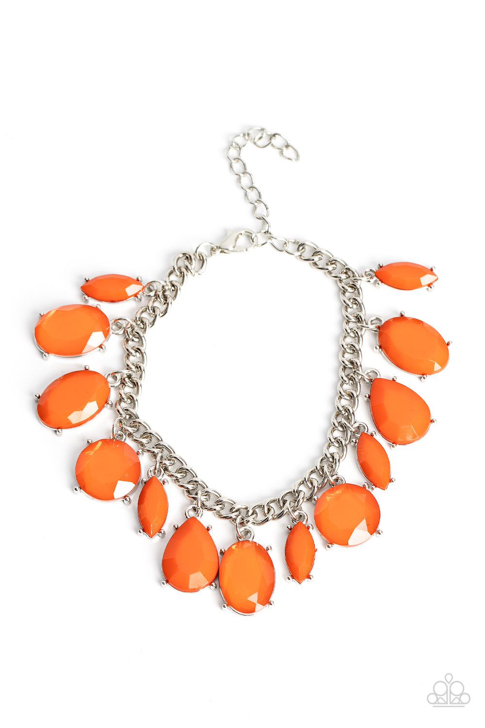 Serendipitous Shimmer - Orange Paparazzi Bracelet