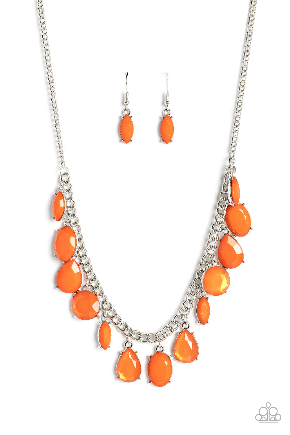 Fairytale Fortuity - Orange Paparazzi Necklace