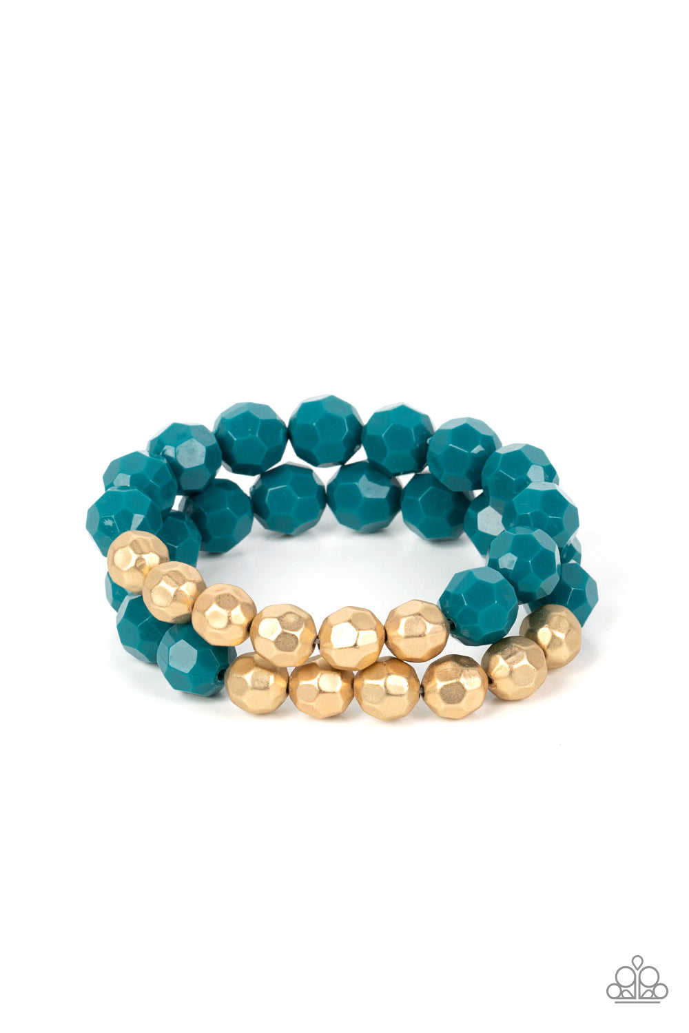 Grecian Glamour - Blue Paparazzi Bracelet