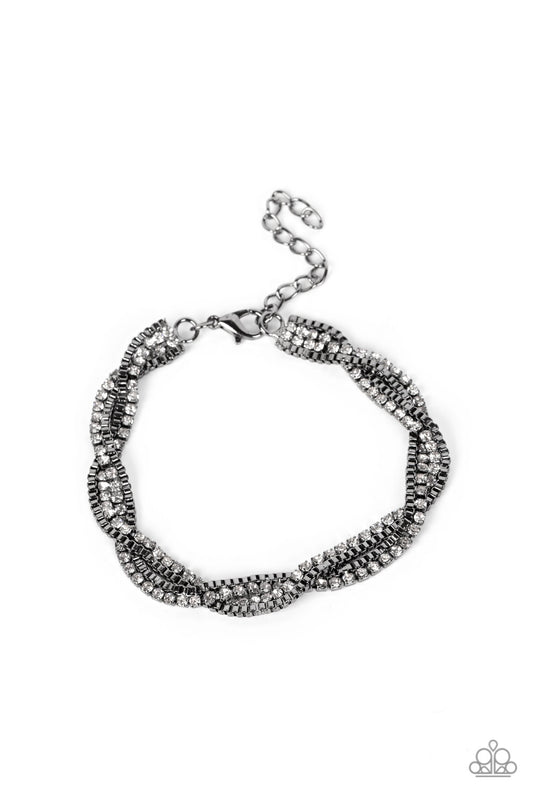 Box Office Bling - Black Paparazzi Bracelet