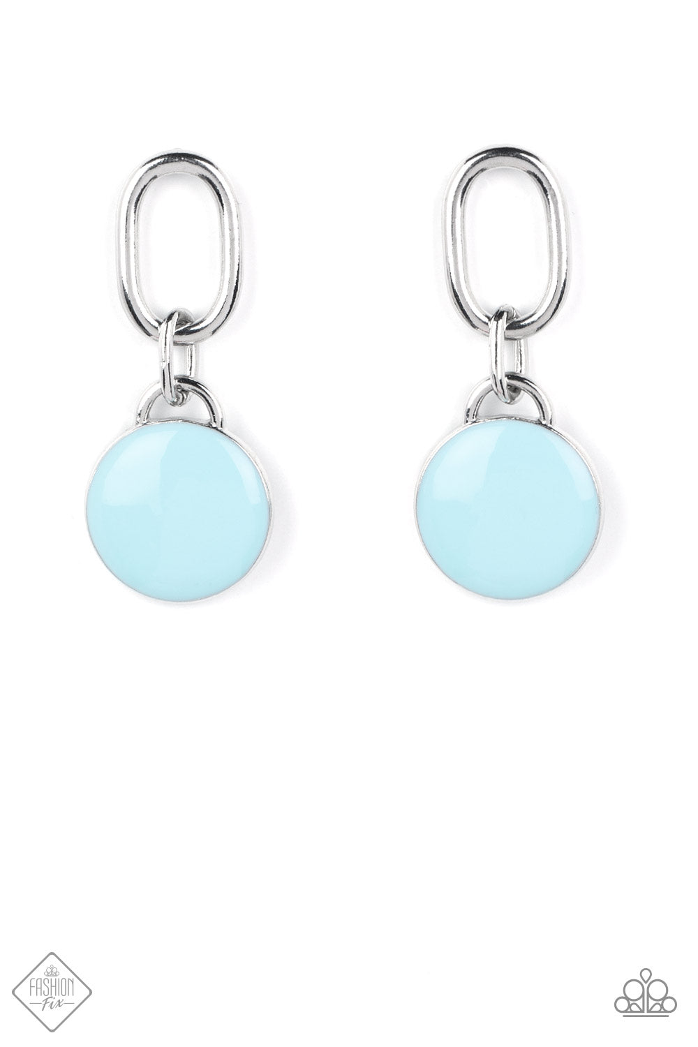 Drop a TINT - Blue Paparazzi Fashion Fix Earrings