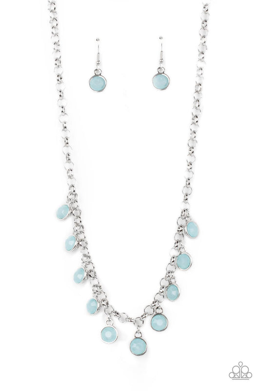 Moonbeam Magic - Blue Paparazzi Necklace