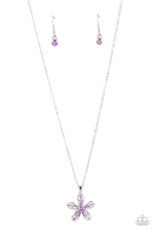 Botanical Ballad - Purple Paparazzi Necklace