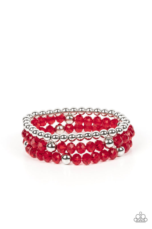 Prismatic Perceptions Red Paparazzi Bracelet
